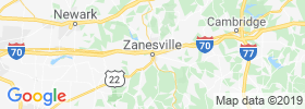 Zanesville map